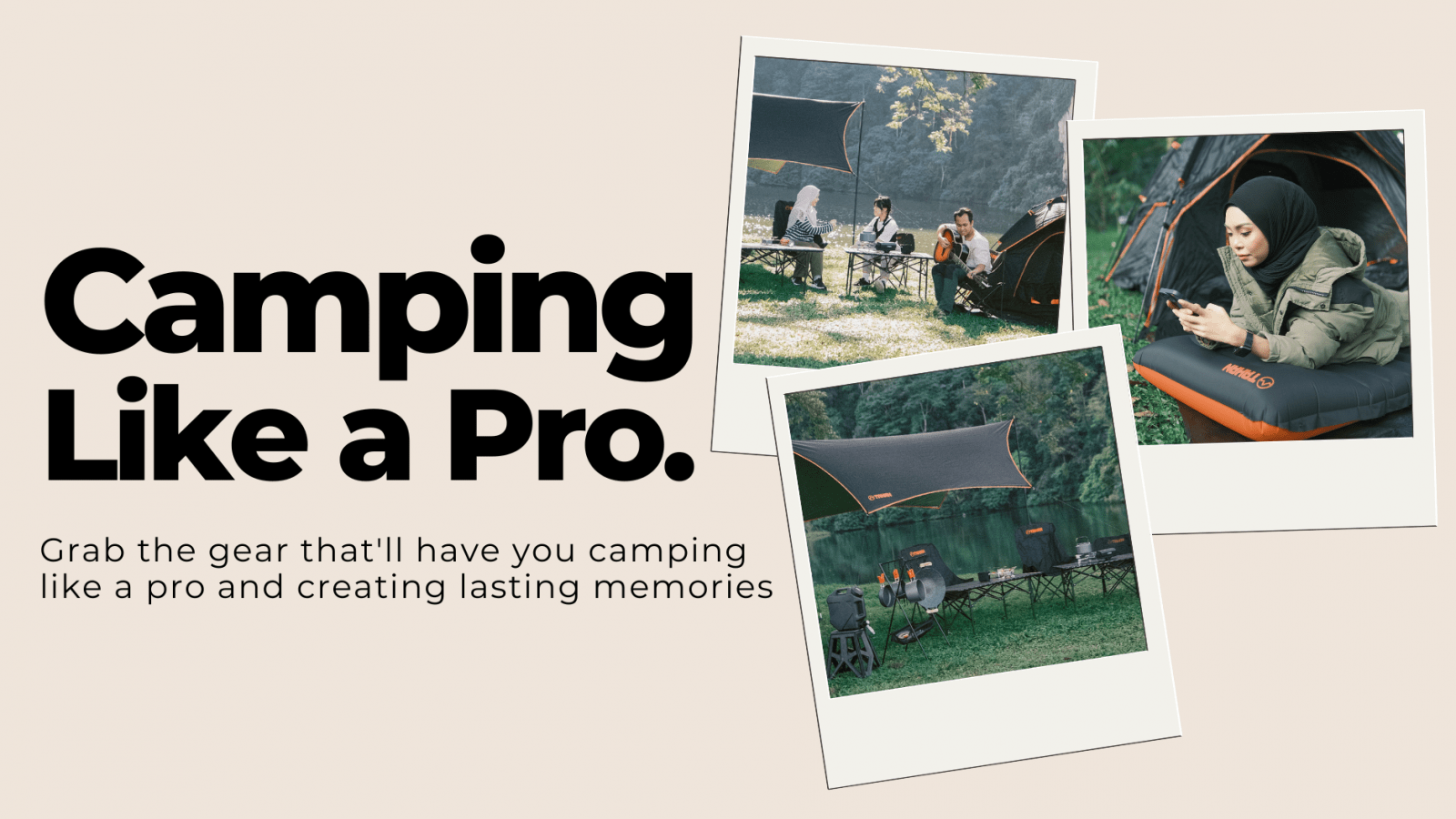 TAHAN Camping Items | PTT Outdoor TAHAN Camping Items, PTT Outdoor, Web Banner 1,