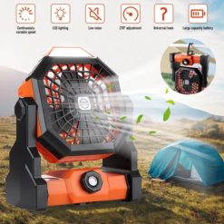 X3/X6 Rechargeable Camping Fan with LED Lantern, PTT Outdoor, X3 Rechargeable Camping Fan with LED Lantern Lifestyle 7,