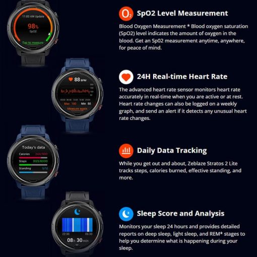 ZEBLAZE Stratos 2 Lite Smartwatch