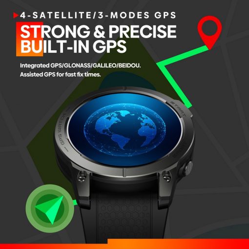 ZEBLAZE Stratos 3 GPS Smartwatch, heart rate monitor, gps watch, zeblaze gps watch, zeblaze fitness watch