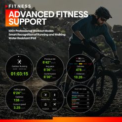 ZEBLAZE Stratos 3 GPS Smartwatch, heart rate monitor, gps watch, zeblaze gps watch, zeblaze fitness watch
