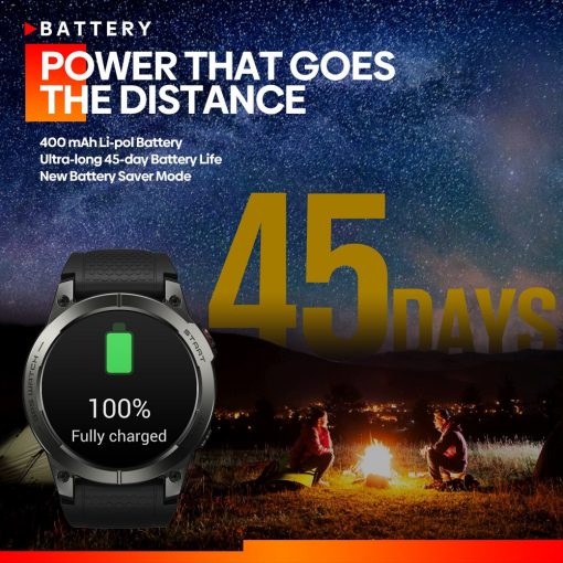 ZEBLAZE Stratos 3 GPS Smartwatch, heart rate monitor, gps watch, zeblaze gps watch, zeblaze fitness watch