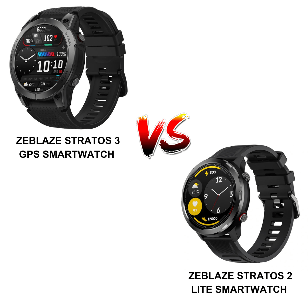 Zeblaze Stratos 3 VS Zeblaze Stratos 2 Lite | PTT Outdoor Zeblaze Stratos 3 VS Zeblaze Stratos 2 Lite