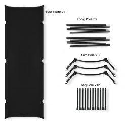 Camping Cot 190cm, PTT Outdoor, camping cot 190cm eqp,