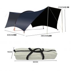 Rainy Camping: Stay Dry, Enjoy Outdoors, PTT Outdoor, coverall upf40 flysheet shelter black size,