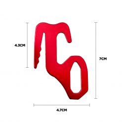 Figure 9 Carabiner - Red, PTT Outdoor, figure 9 carabiner size,