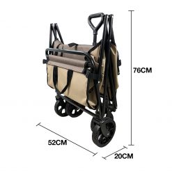 MOBI GARDEN Trolley Wagon With Brake 100 Litre, PTT Outdoor, mobi garden wagon size folding,