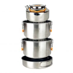 New Arrivals, PTT Outdoor, pro chef stainless steel outdoor cookset combine 2,