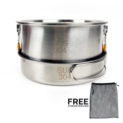 ProChef Stainless Steel Outdoor Cookset - 4 Piece, PTT Outdoor, pro chef stainless steel outdoor cookset combine,