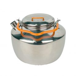 XL Basecamp Cooking Set (8 - 12pax), PTT Outdoor, stainless steel camping cookset kettle close,