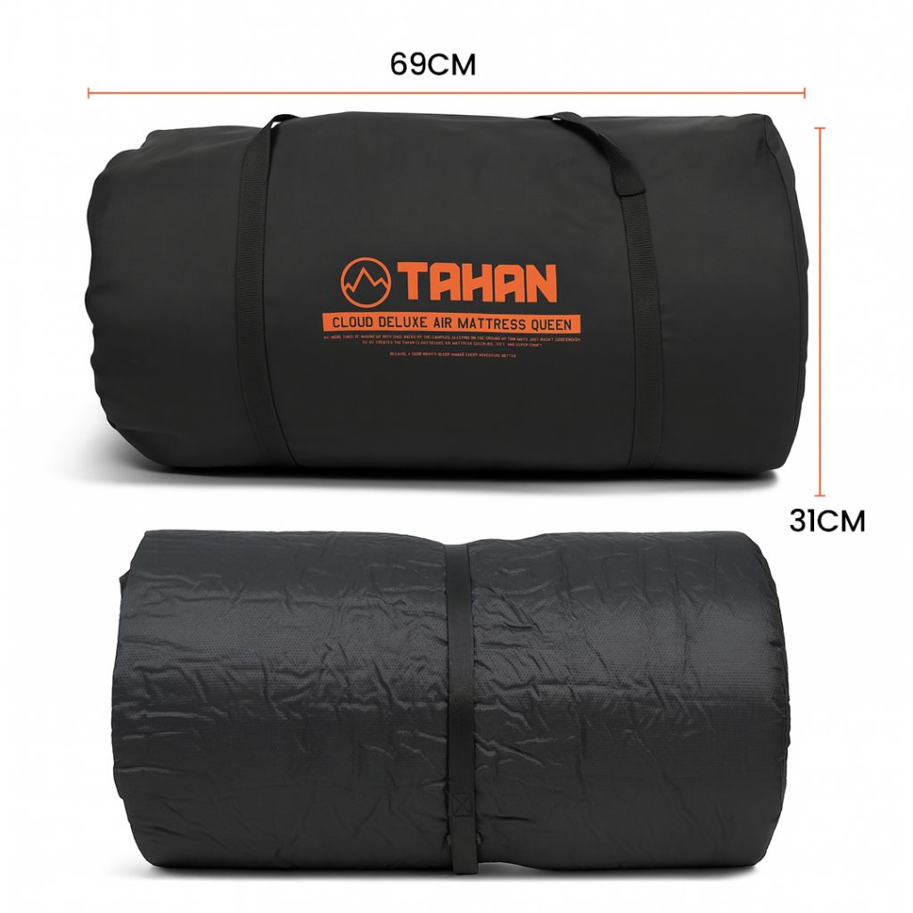 TAHAN Cloud Deluxe Air Mattress - Queen, PTT Outdoor, tahan cloud deluxe air mattress queen 3,