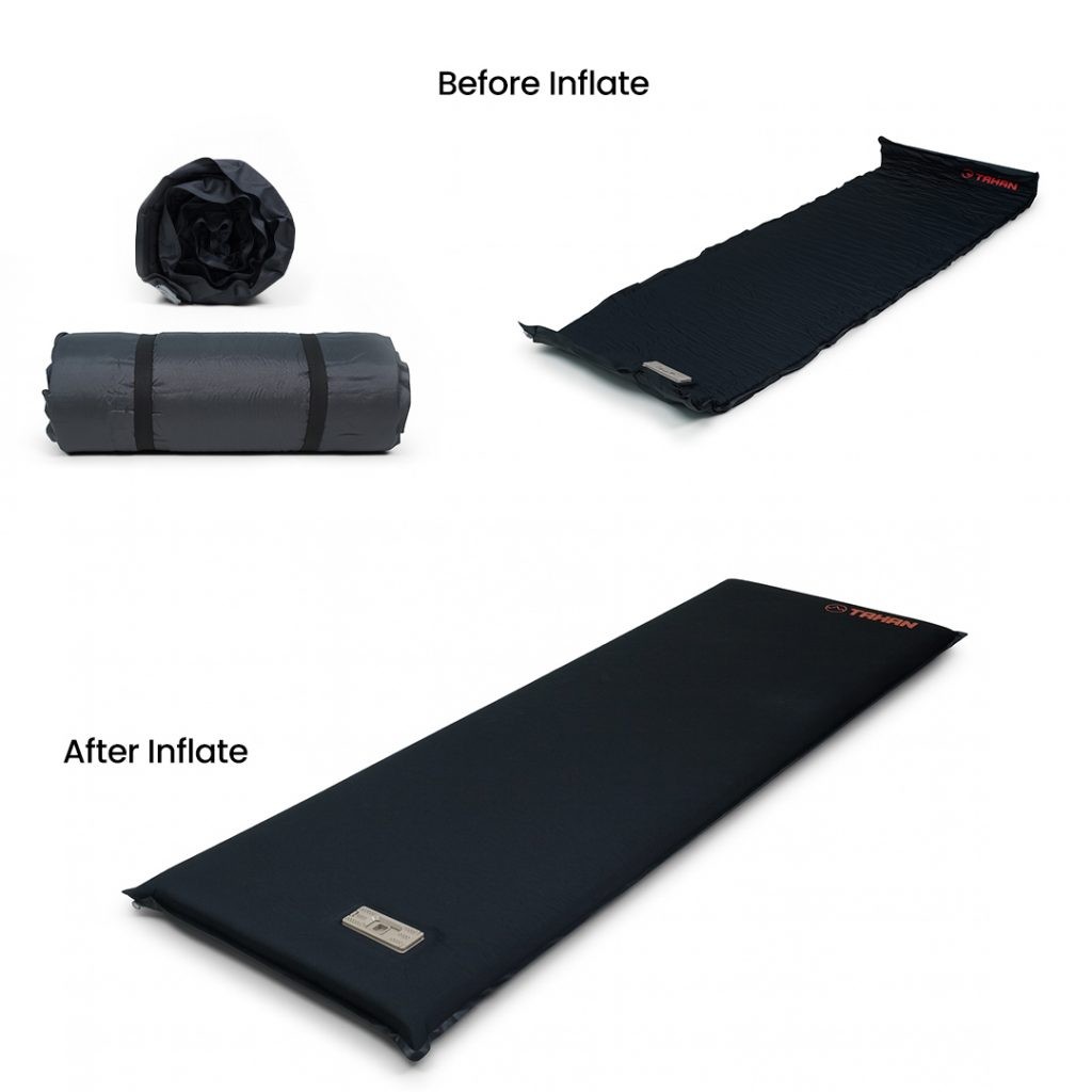 TAHAN Cloud Deluxe Air Mattress - Single, PTT Outdoor, tahan cloud deluxe air mattress single inflate,