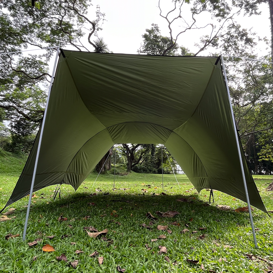 TAHAN CoverAll Tunnel Shelter - Black, PTT Outdoor, tahan coverall tunnel shelter 4,