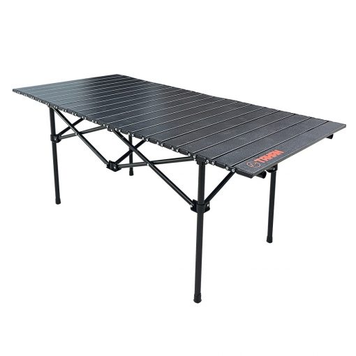 TAHAN Foldable Eggroll Lightweight Camping Table - 120CM, PTT Outdoor, tahan eggroll table 120cm,