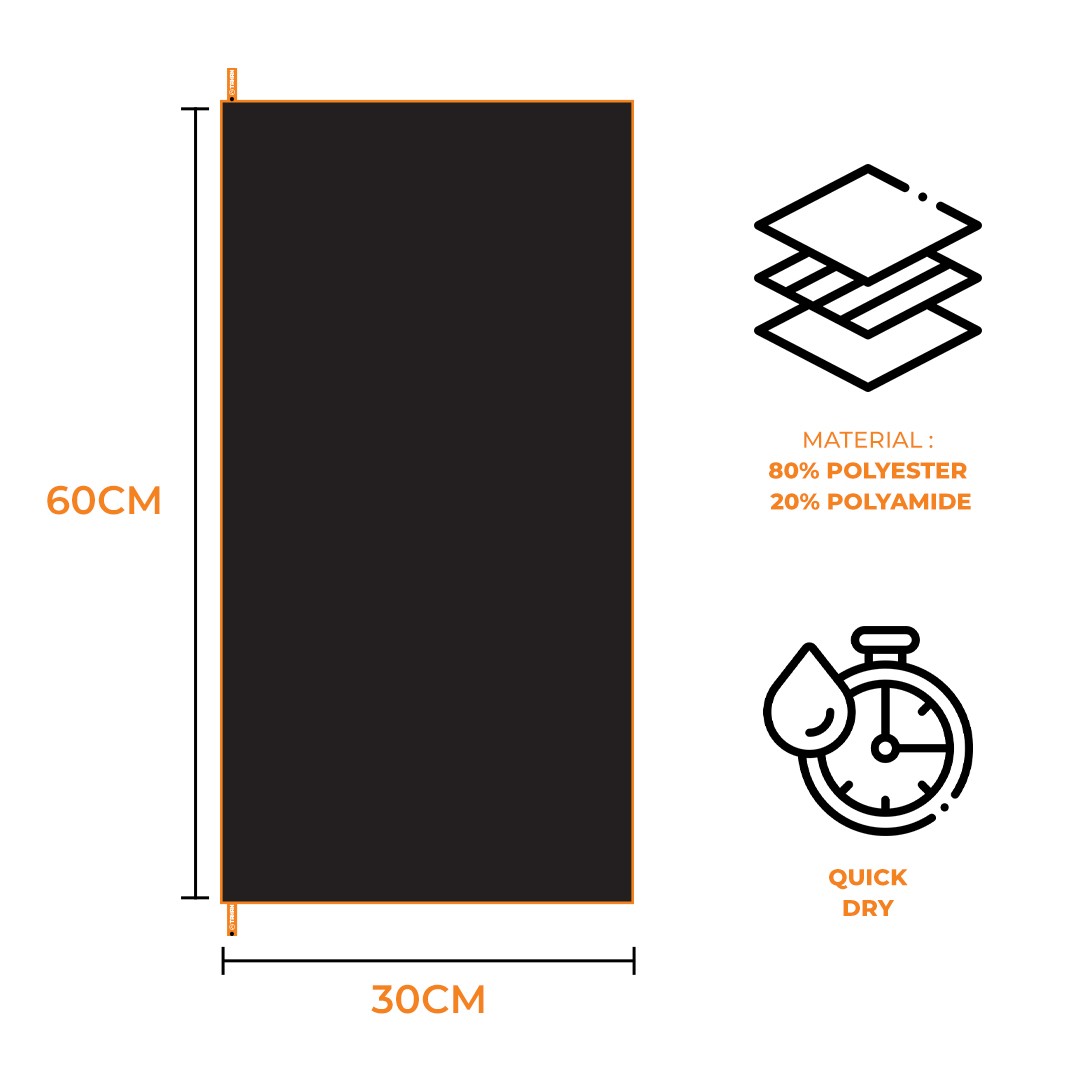 TAHAN Microfiber Quick Dry Towel | PTT Outdoor TAHAN Microfiber Quick Dry Towel, PTT Outdoor, tahan microfiber face towel size,