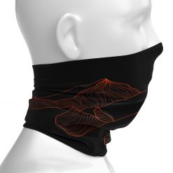 TAHAN Multipurpose Bandana - Black, PTT Outdoor, tahan multipurpose bandana right,