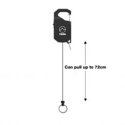 TAHAN Luminate Accessories, PTT Outdoor, tahan protract carabiner with rope,