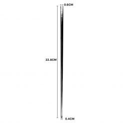 TAHAN, PTT Outdoor, tahan stainless steel chopstick size,