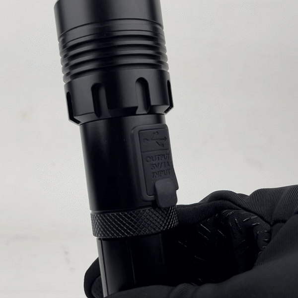 TAHAN Supernova V2 - Professional-Grade 1200 Lumens Tactical Flashlight, PTT Outdoor, tahan supernova emergency powerbank recharge 1,