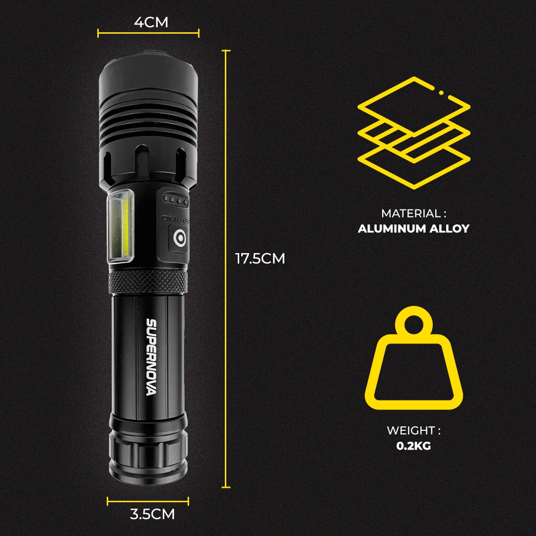 Choosing the Right Camping Lighting: An Essential Guide, PTT Outdoor, tahan supernova torchlight size,
