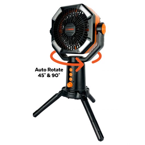 TAHAN Typhoon Dual Blade 16000mAh Camping Fan, PTT Outdoor, tahan typhoon dual blade 16000mAh camping fan auto rotate,